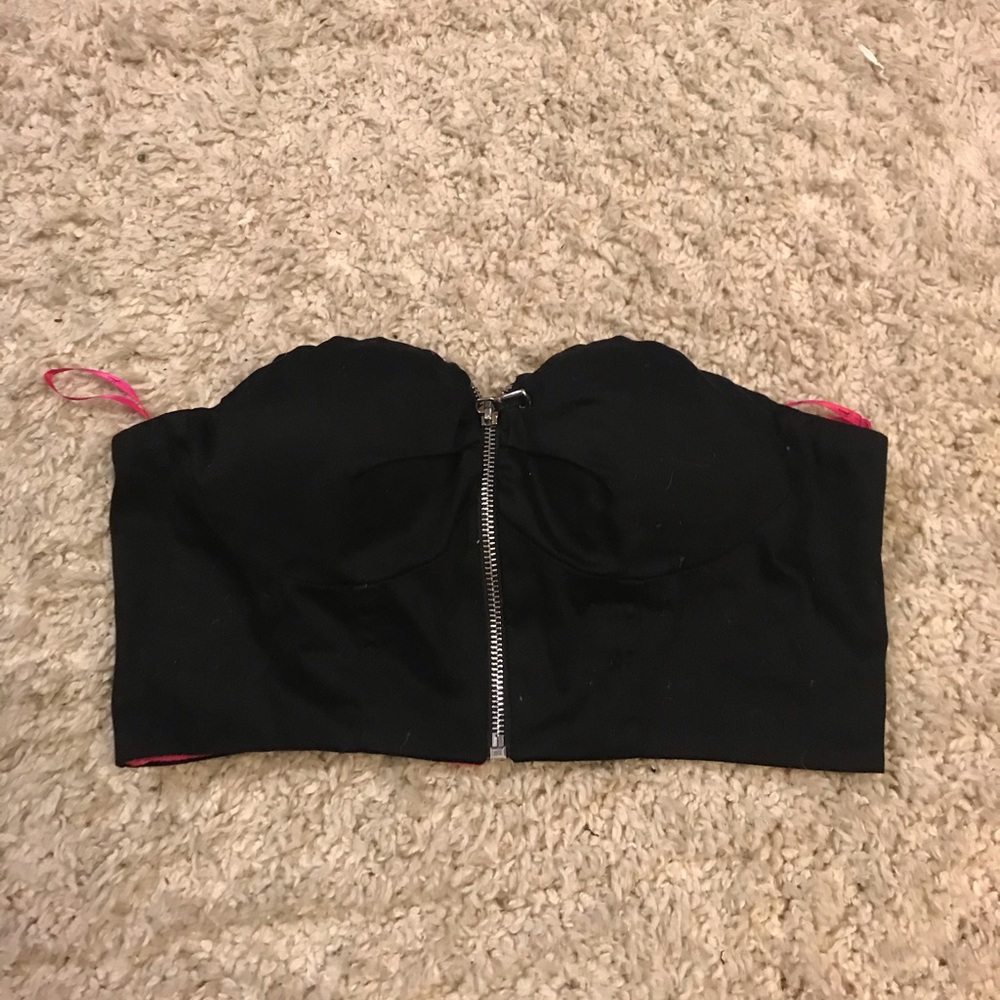 Black and pink bandeau